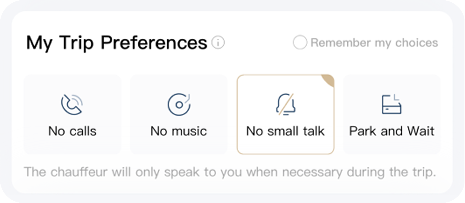 Trip Preferences